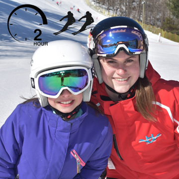 Picture of 2 Participants  • 2 hr Ski Semi-Private Lesson