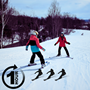 Picture of 3 Participants • 1 hr Ski Semi-Private Lesson